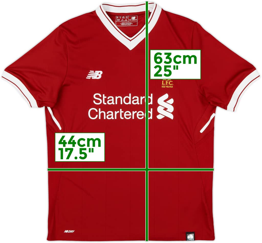 2017-18 Liverpool 125 Years Home Shirt - 7/10 - (L.Boys)