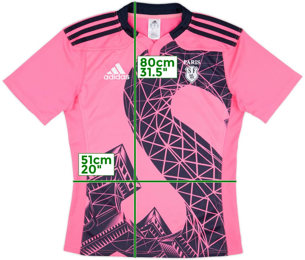 2014-15 Stade Francais Rugby Home Shirt - 9/10 - (M)