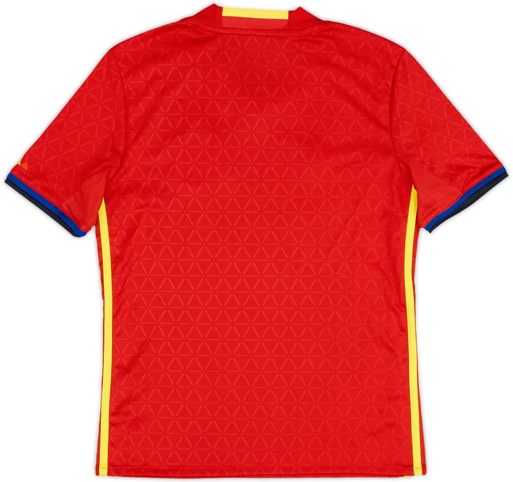 2016-17 Spain Home Shirt - 9/10 - (M.Boys)