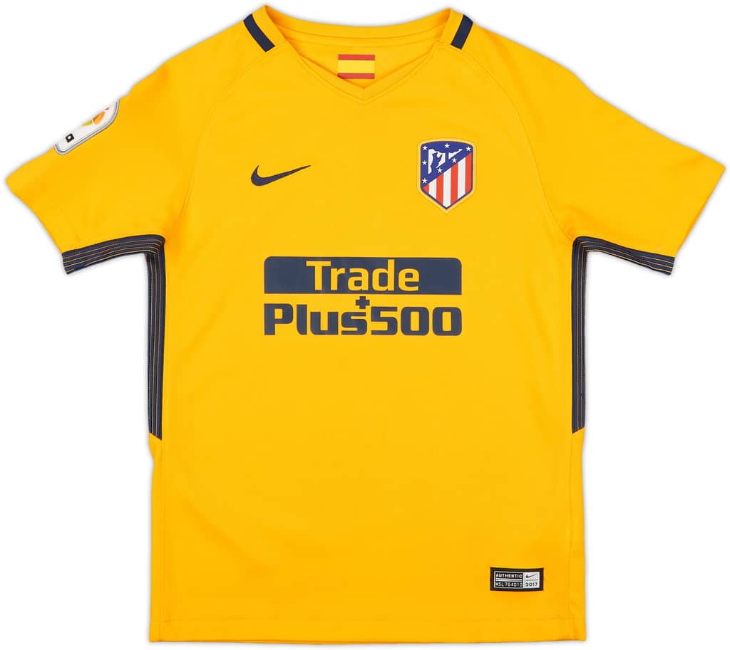2017-18 Atletico Madrid Away Shirt - 8/10 - (S.Boys)