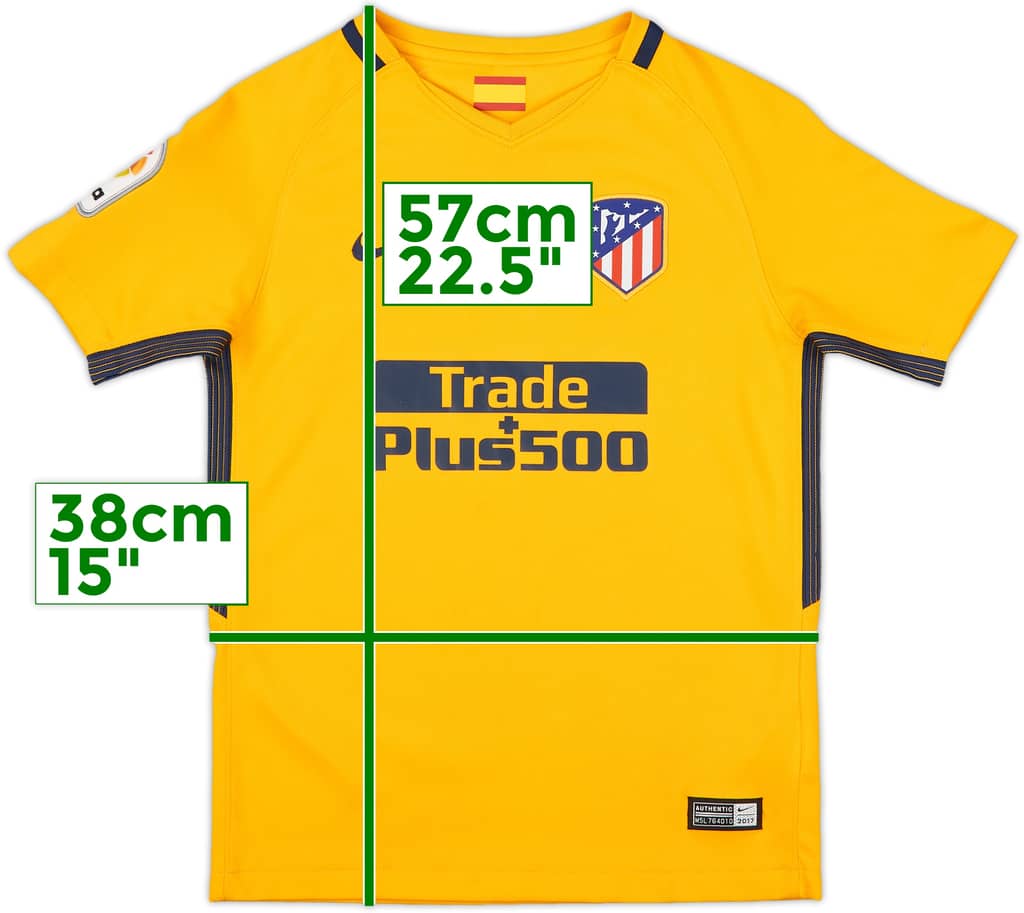 2017-18 Atletico Madrid Away Shirt - 8/10 - (S.Boys)