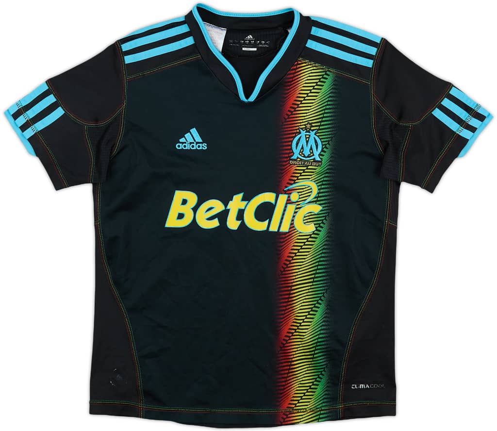 2010-11 Olympique Marseille Third Shirt - 6/10 - (L.Boys)