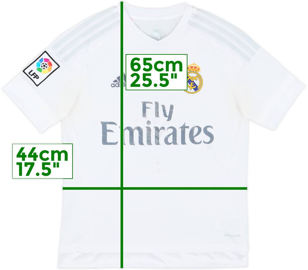 2015-16 Real Madrid Home Shirt - 5/10 - (L.Boys)