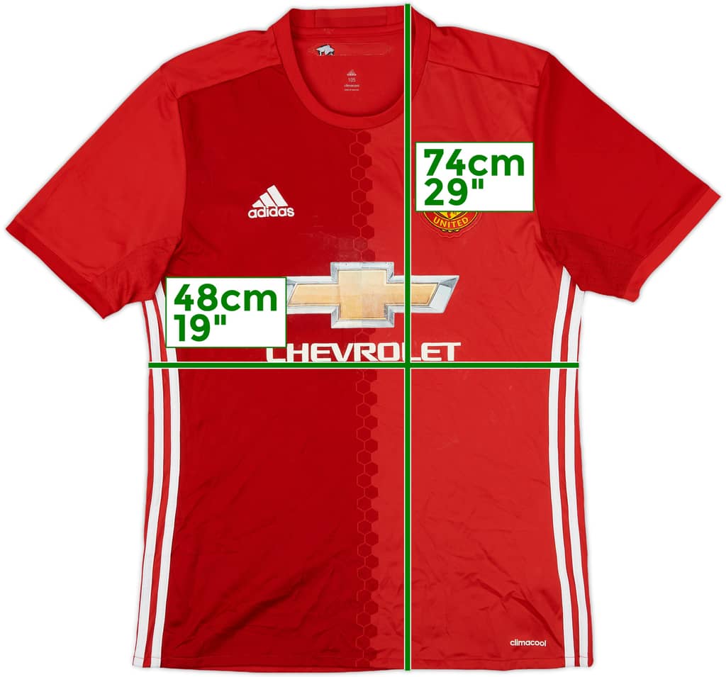 2016-17 Manchester United Home Shirt - 5/10 - (M)