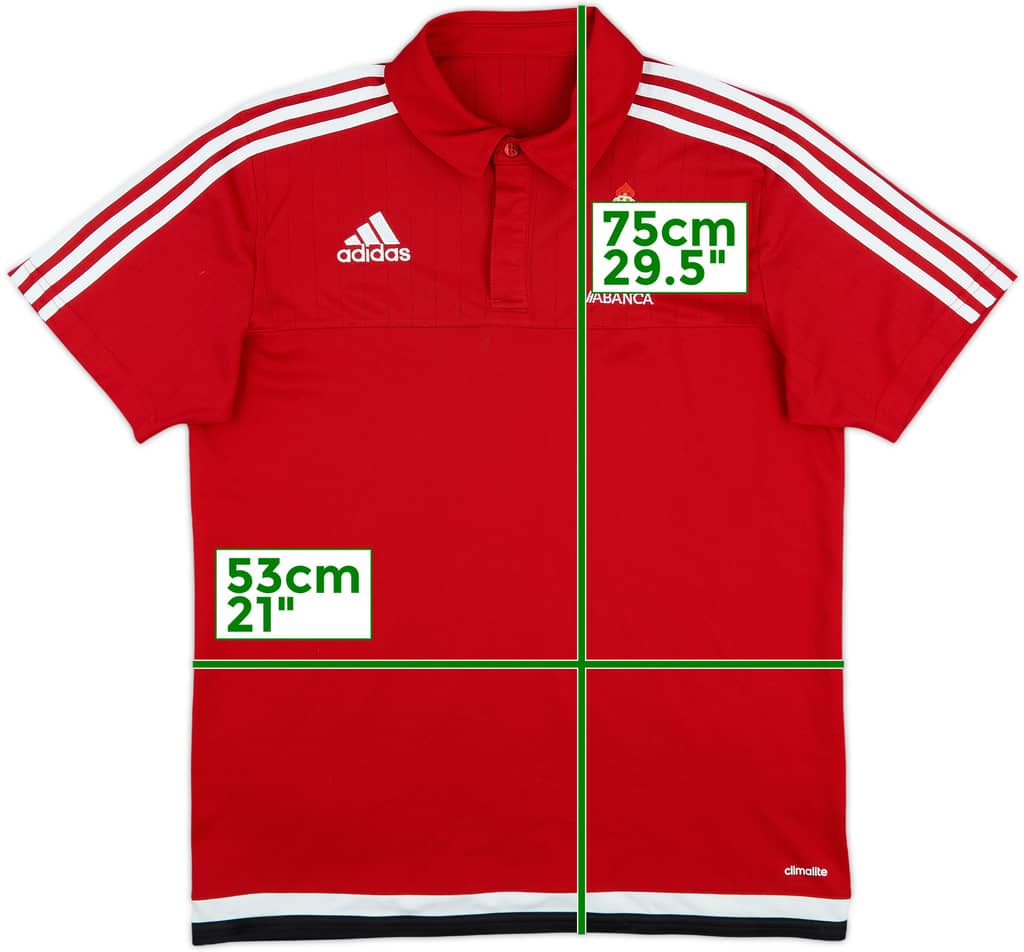 2014-15 Celta Vigo adidas Polo Shirt - 9/10 - (M)