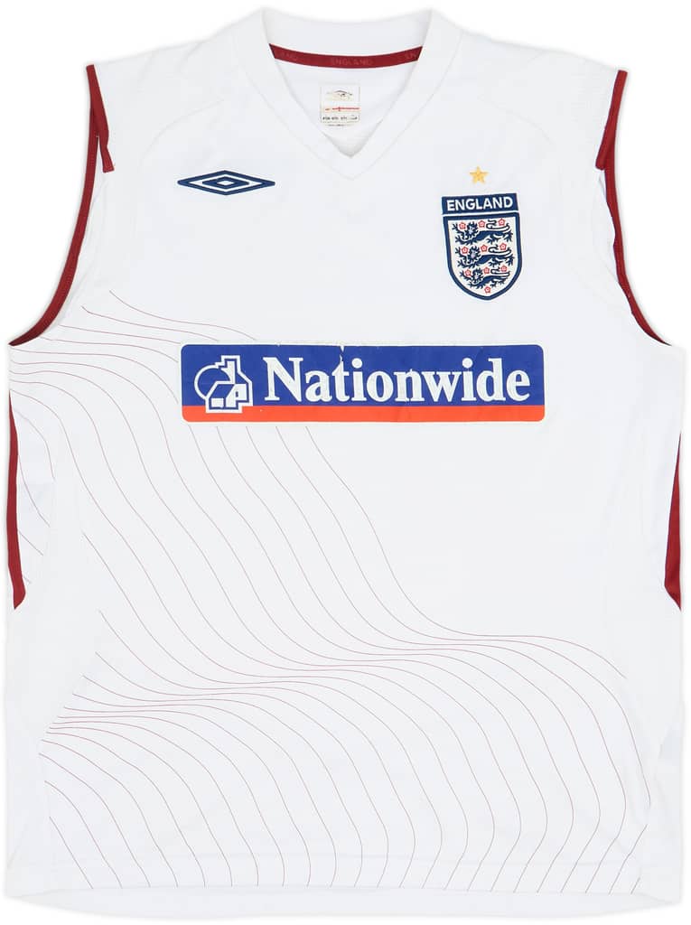 2008-09 England Umbro Training Vest - 5/10 - (L)