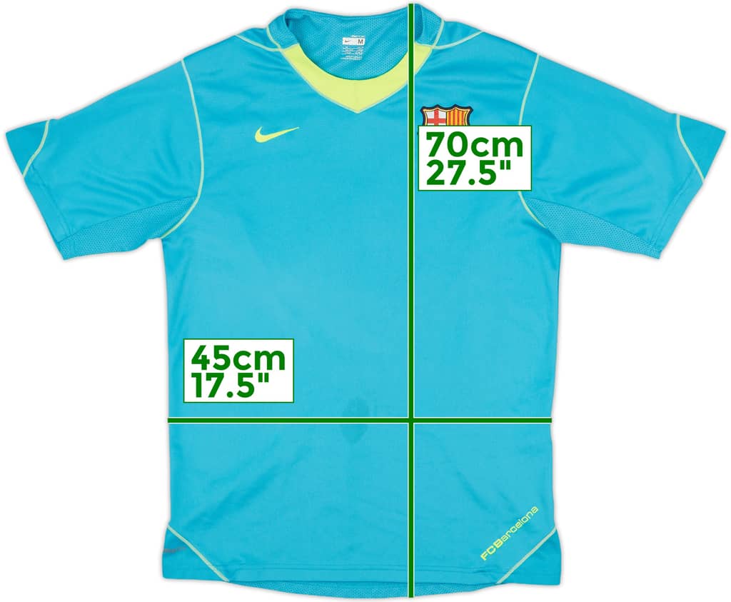 2007-08 Barcelona Nike Training Shirt - 8/10 - (M)