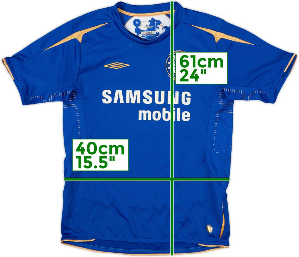 2005-06 Chelsea Centenary Home Shirt - 6/10 - (M.Boys)
