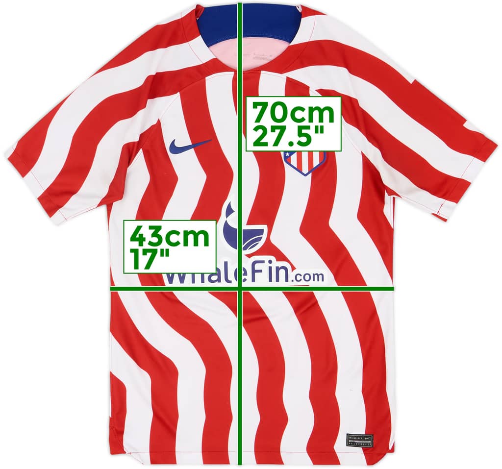 Camiseta de local del Atletico Madrid 2022-23 - 7/10 - (S)