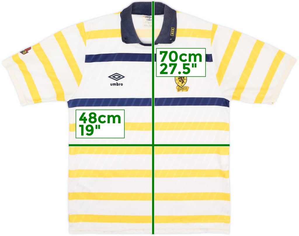 1988-91 Scotland Away Shirt - 8/10 - (S)