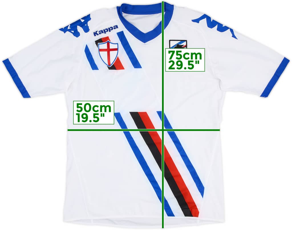 2010-11 Sampdoria Away Shirt - 8/10 - (XL)