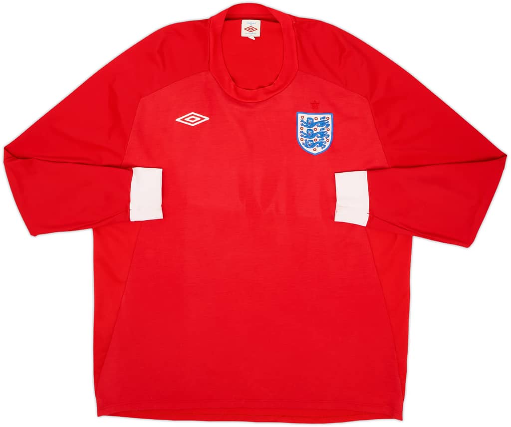 2010-11 England Away L/S Shirt - 5/10 - (XXL)