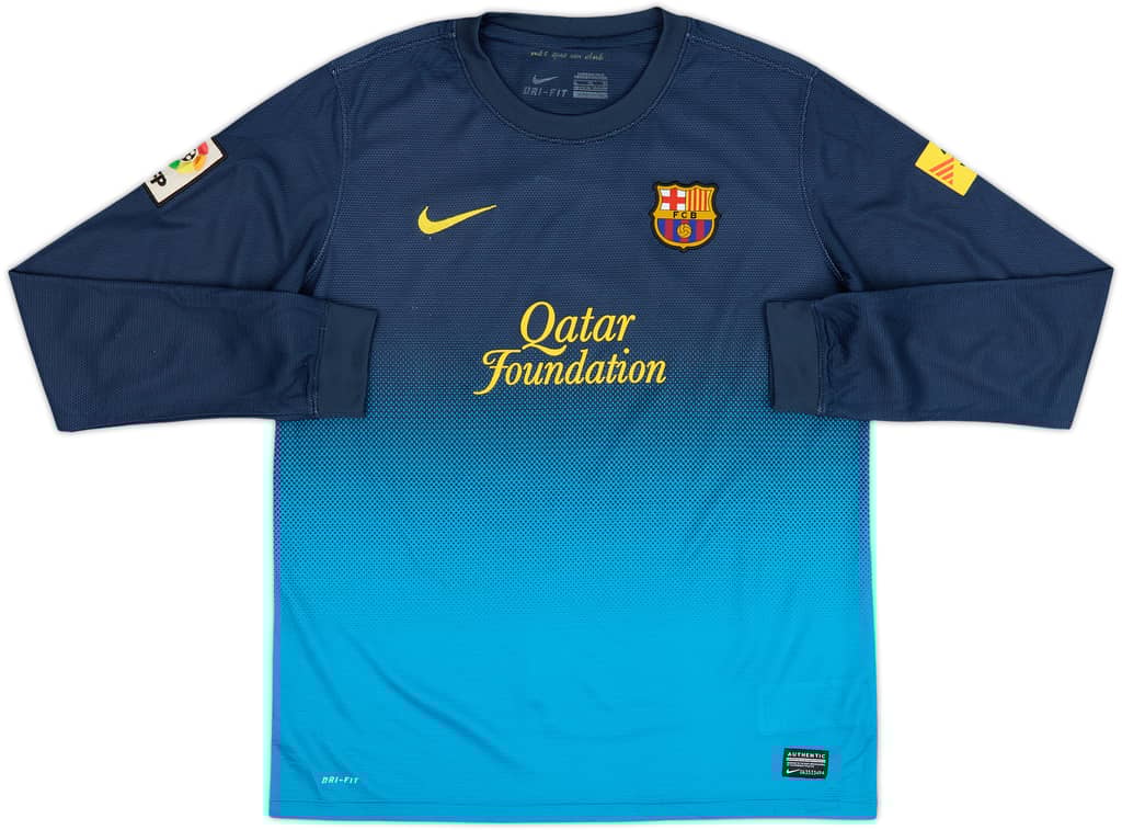 2012-13 Barcelona Camiseta de Portero - 7/10 - (XL.Boys)
