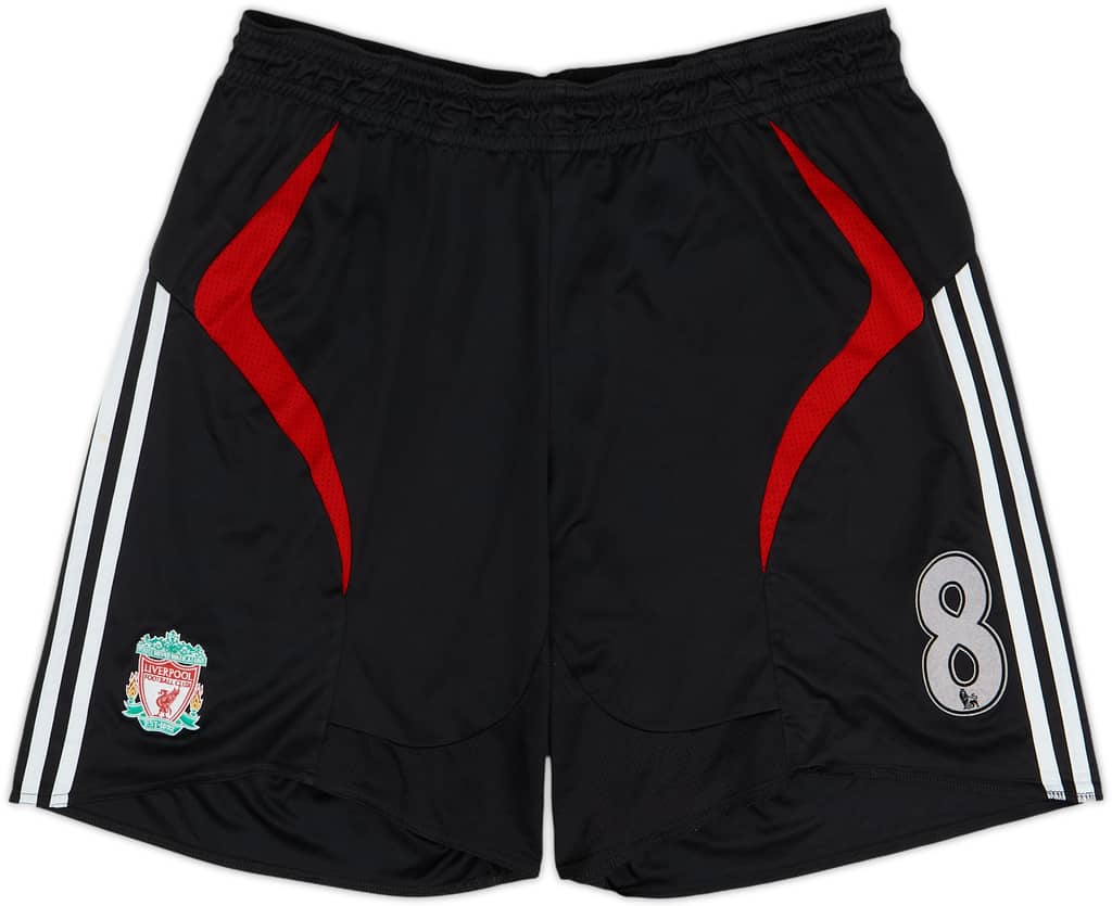 2007-08 Liverpool Third Shorts #8 (Gerrard) - 6/10 - (XL)