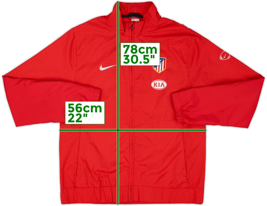 2009-10 Atletico Madrid Nike Track Jacket - 9/10 - (L)