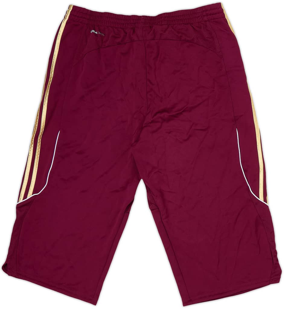 2010-11 Lyon adidas 3/4 Track Pants/Bottoms - 8/10 - (L)