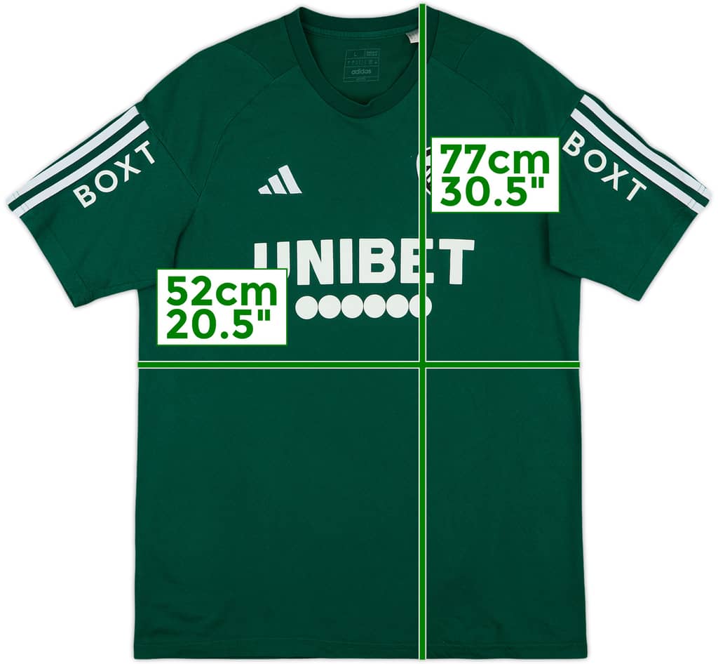 2022-23 Leeds adidas Cotton Tee - 8/10 - (L)