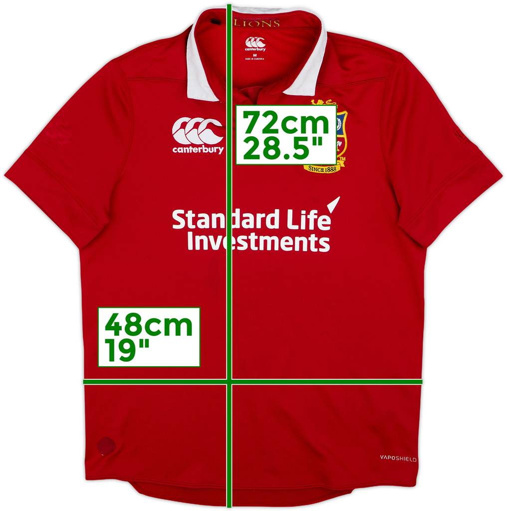 2017 British & Irish Lions Home Shirt - 7/10 - (M)