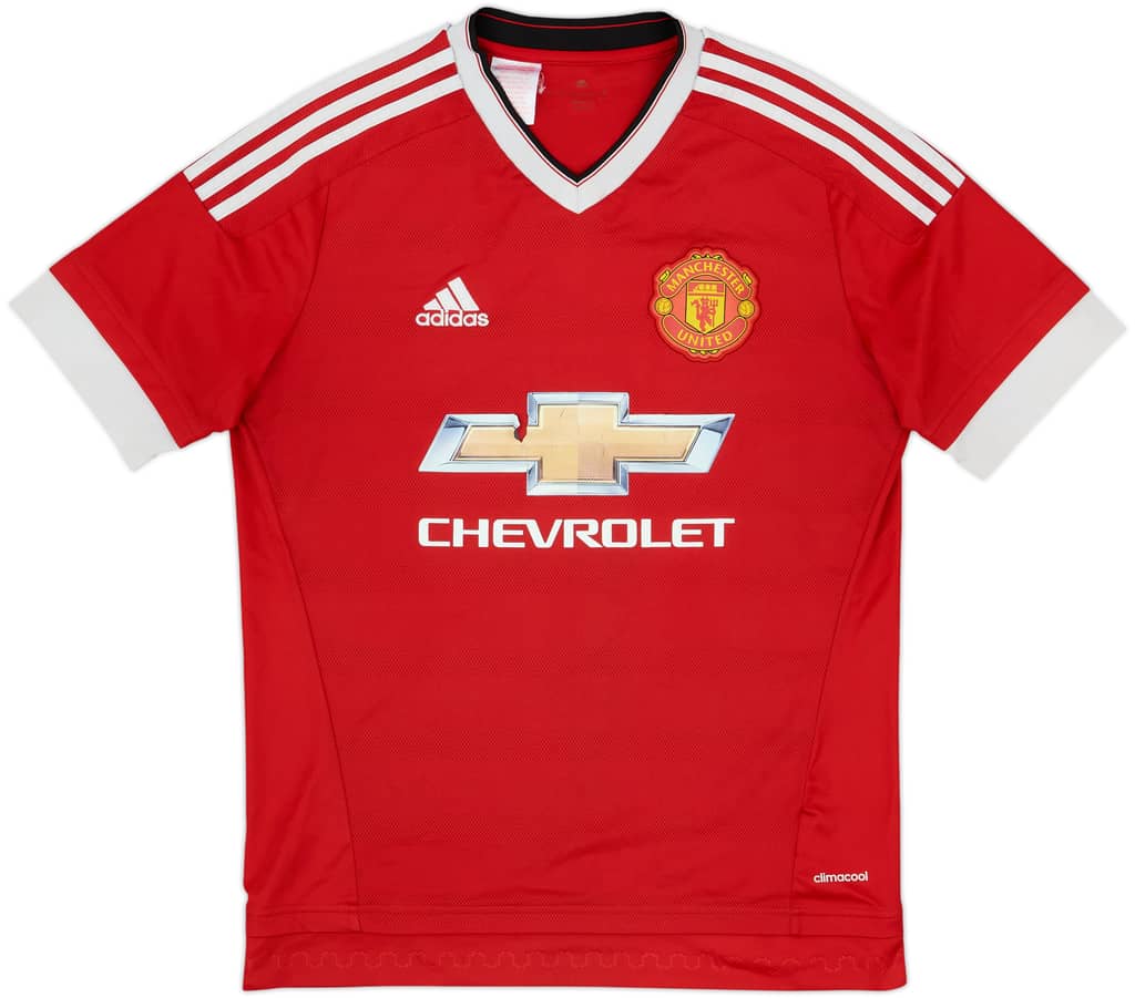 2015-16 Manchester United Home Shirt - 4/10 - (15-16 Years)