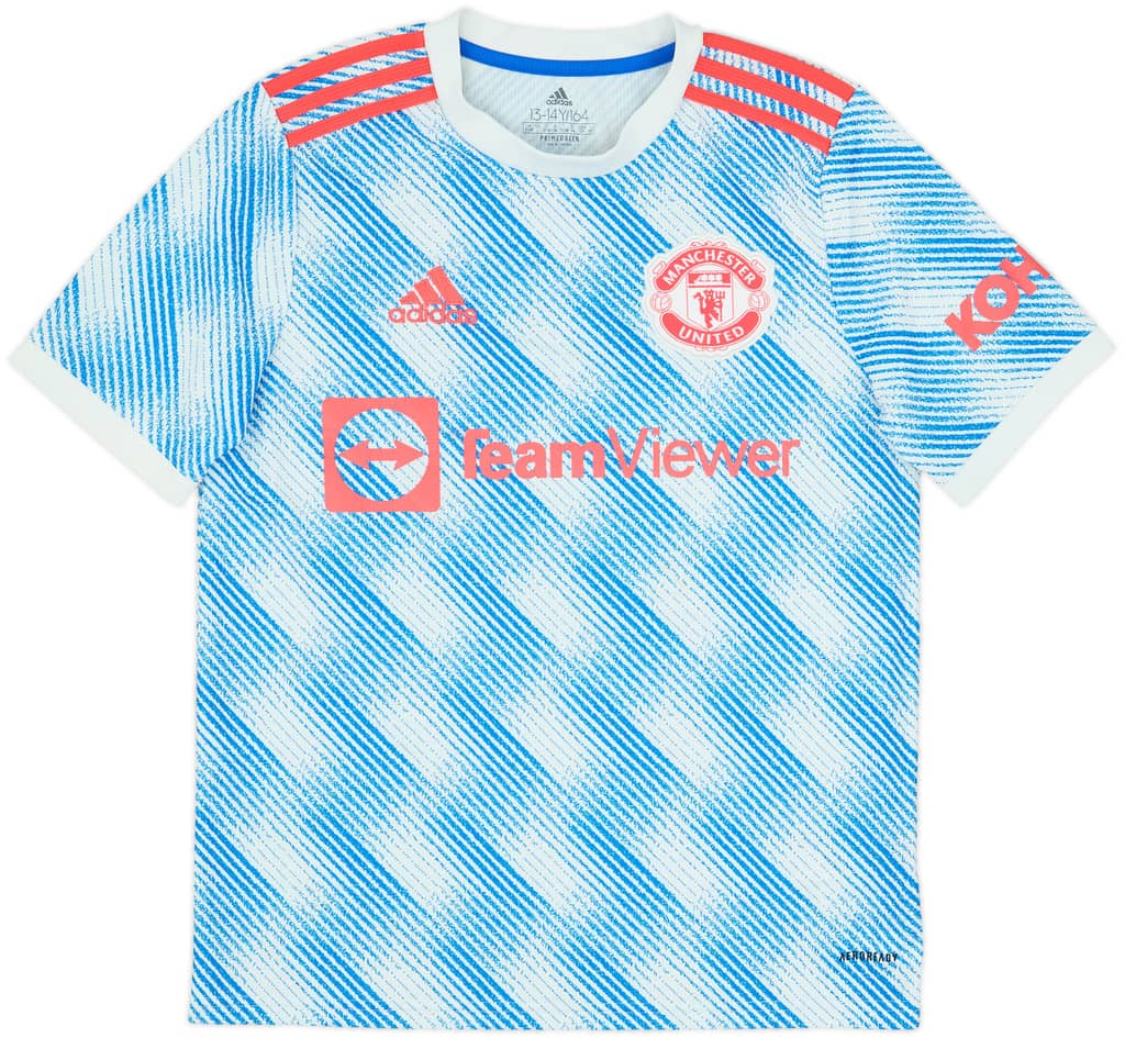 2021-22 Manchester United Away Shirt - 5/10 - (13-14 Years)