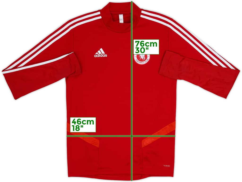 2018-19 Welling United adidas Drill Top - 8/10 - (S)