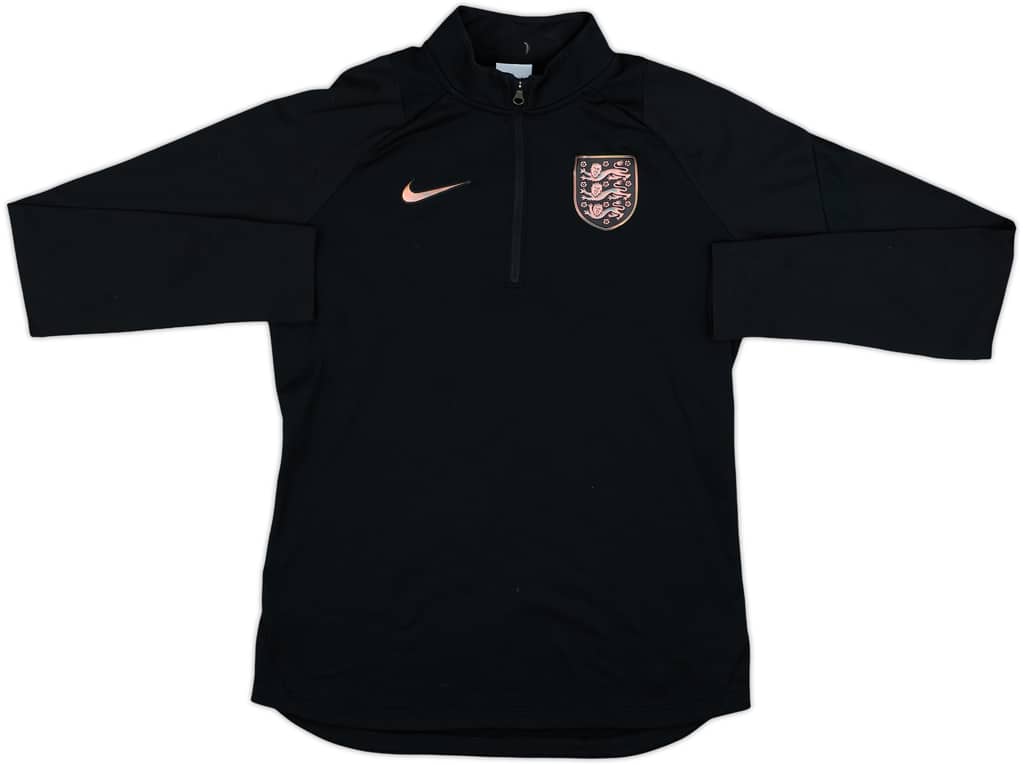 2022-23 England Nike 1/4 Zip Drill Top - 8/10 - (S)