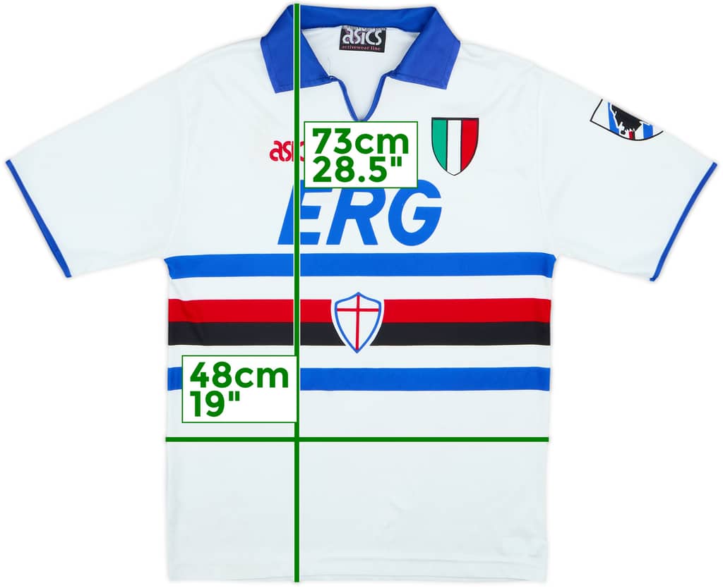 1991-92 Sampdoria Away Shirt - 5/10 - (M)