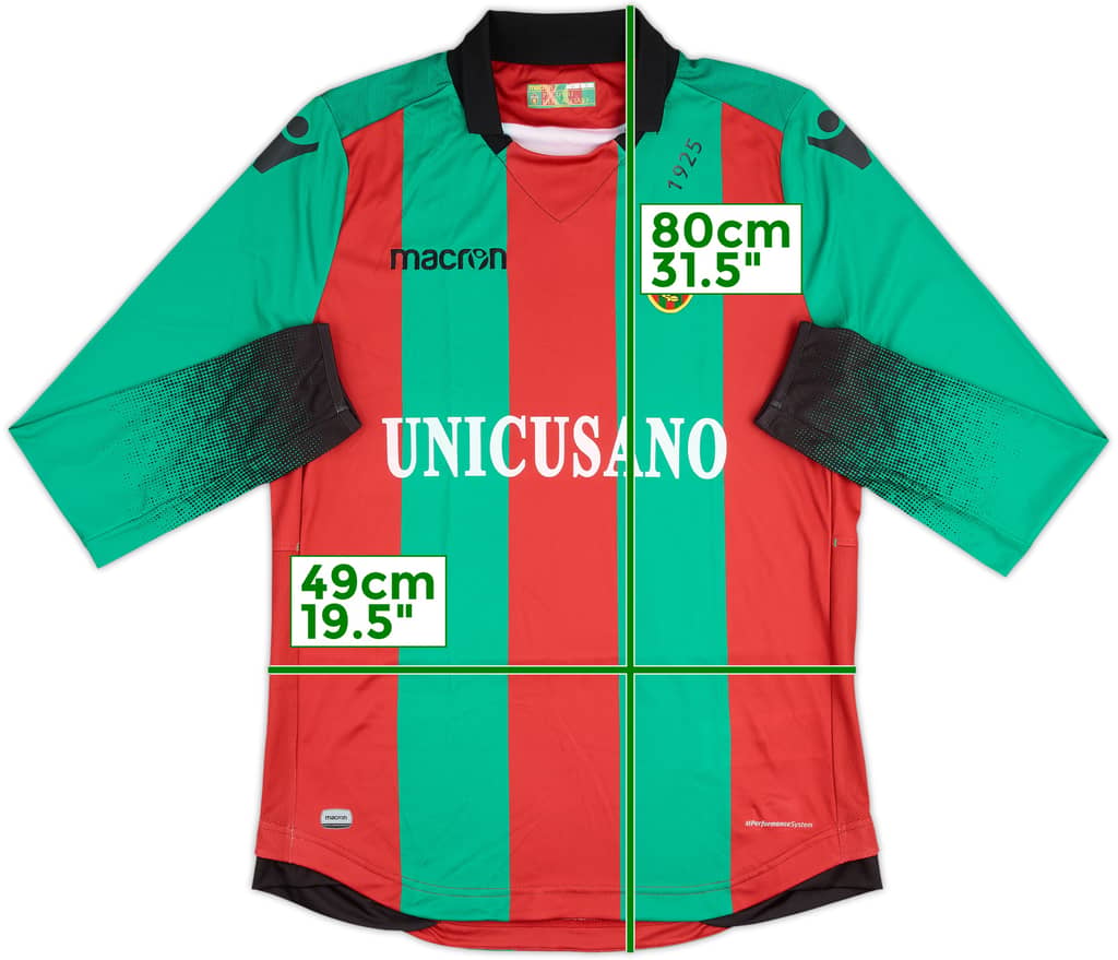 2018-19 Ternana Home L/S Shirt - 9/10 - (XL)
