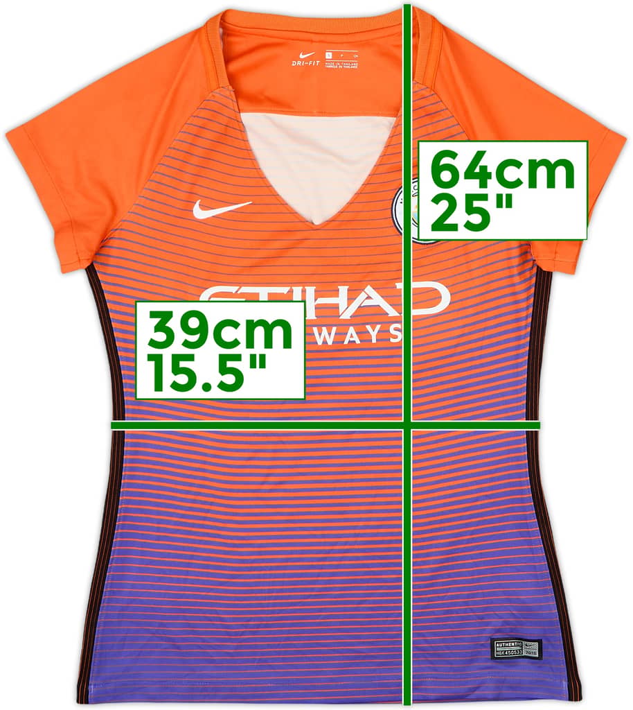 2016-17 Manchester City Third Shirt - 10/10 - (Women's S)