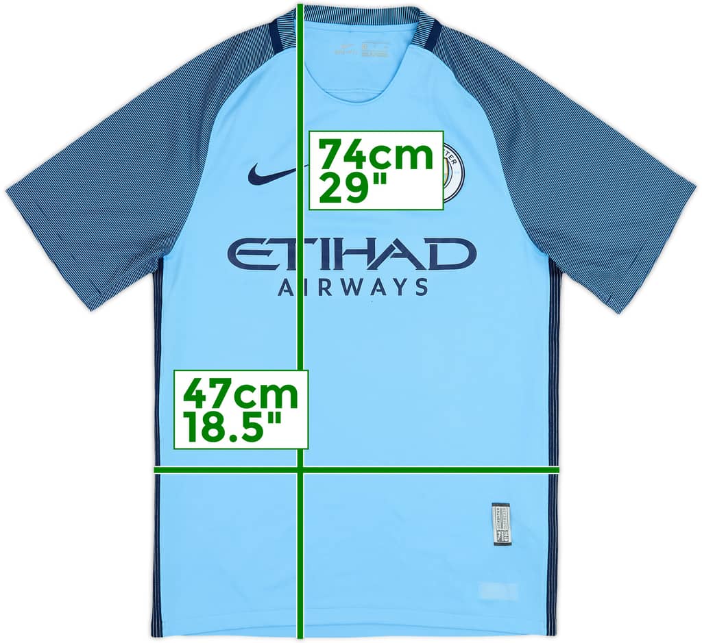 2016-17 Manchester City Home Shirt - 5/10 - (S)