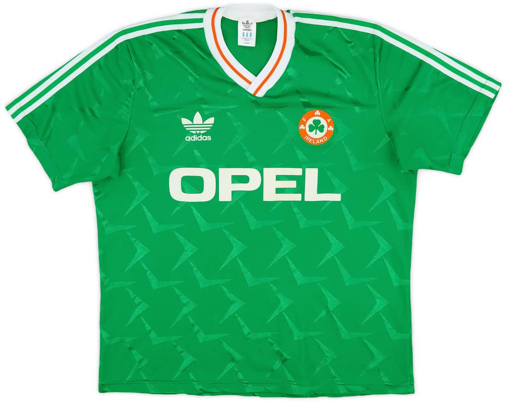 1990-92 Ireland Home Shirt - 8/10 - (XL)