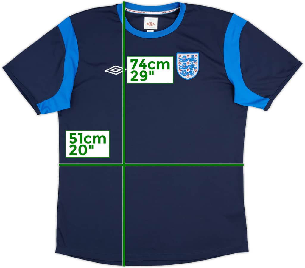 2010-11 England Umbro Training Shirt - 7/10 - (L)