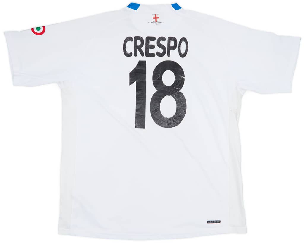 2006-07 Inter Milan Away Shirt Crespo #18 - 5/10 - (XL)