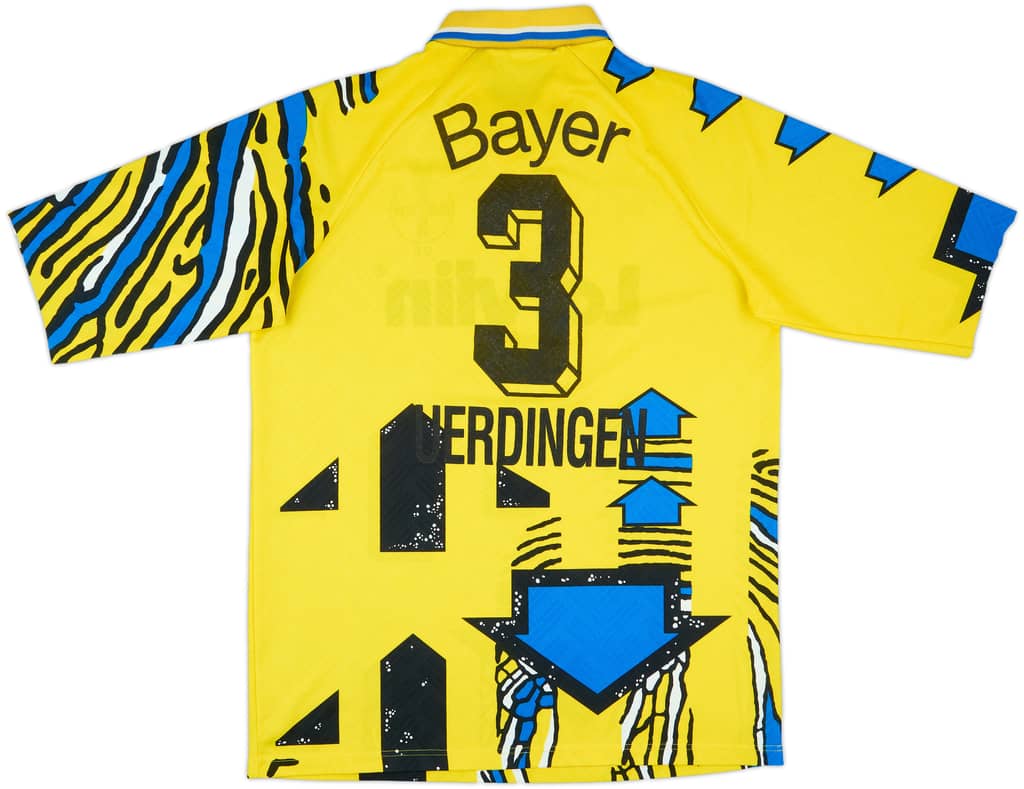 1994-95 Bayer Uerdingen Match Issue Away Shirt #3