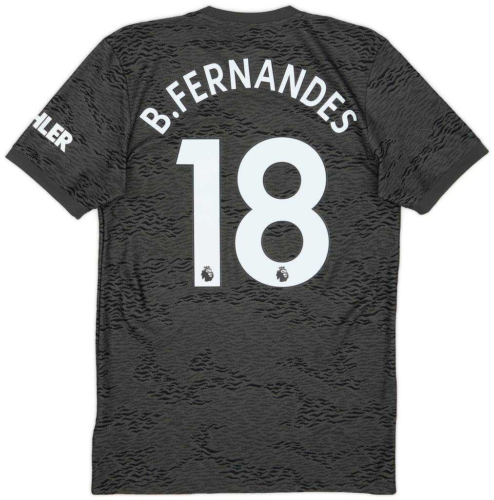 2020-21 Manchester United Away Shirt B.Fernandes #18 - 10/10 - (S)