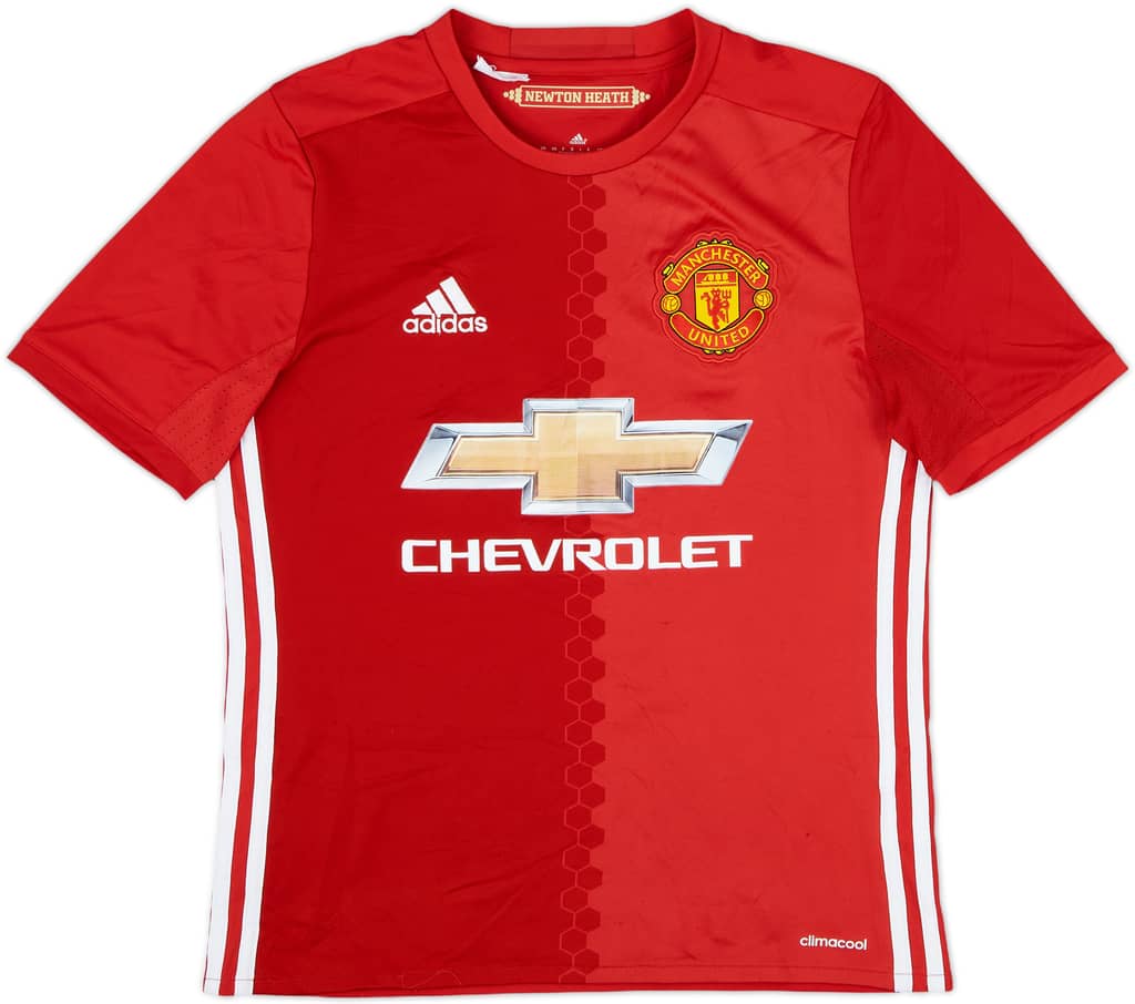 2016-17 Manchester United Home Shirt - 6/10 - (L.Boys)