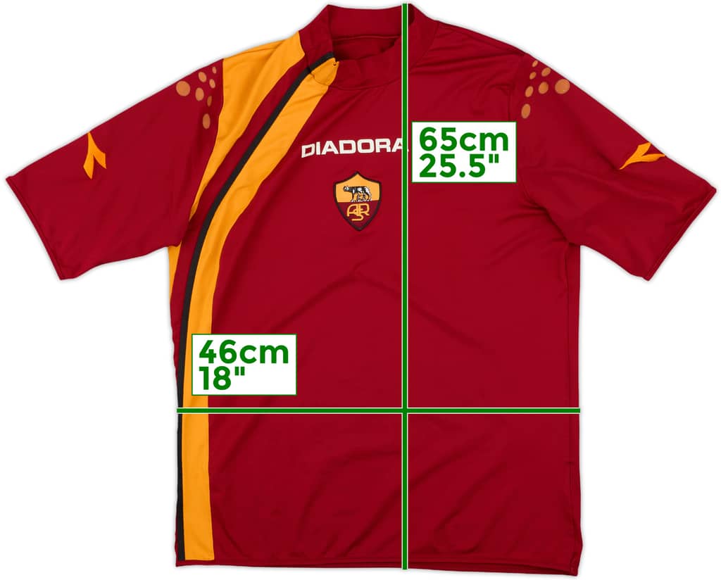 2005-06 Roma Home Shirt - 6/10 - (M)