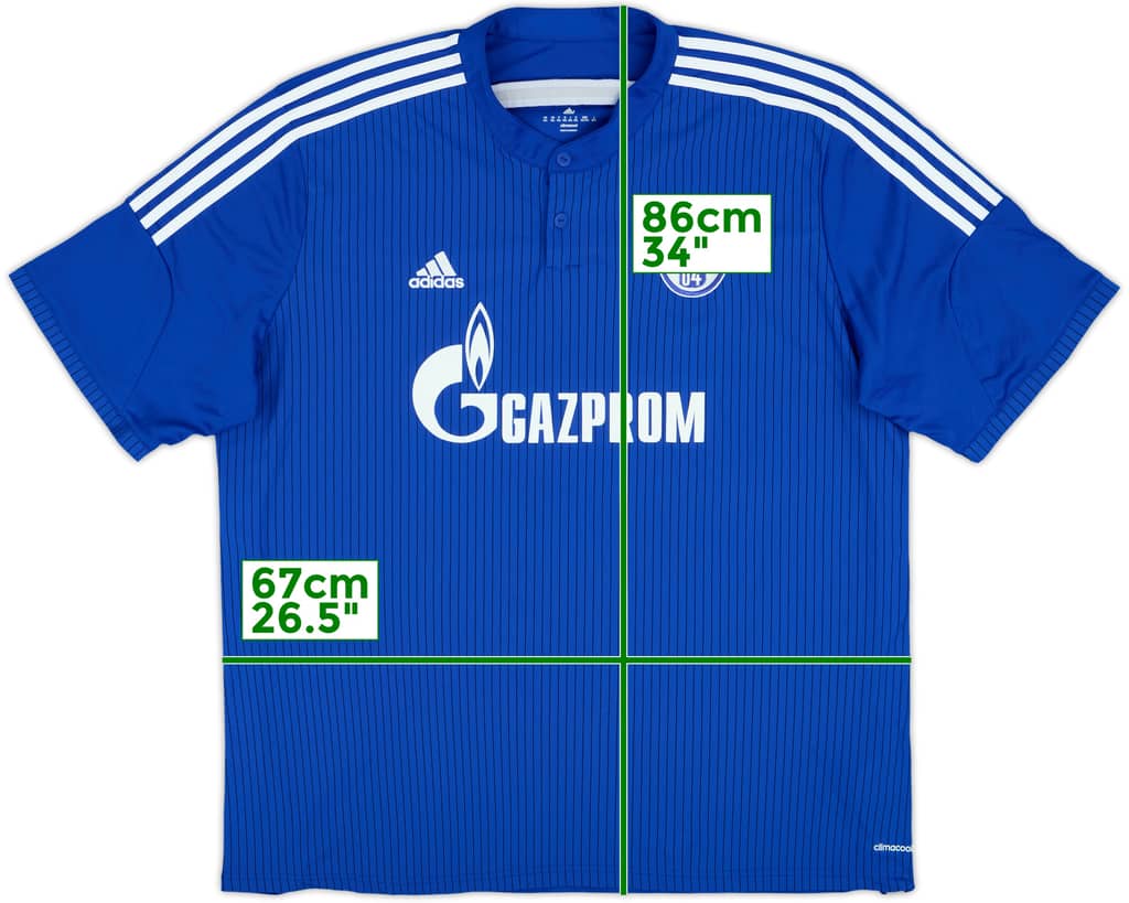 2014-16 Schalke Home Shirt - 8/10 - (3XL)