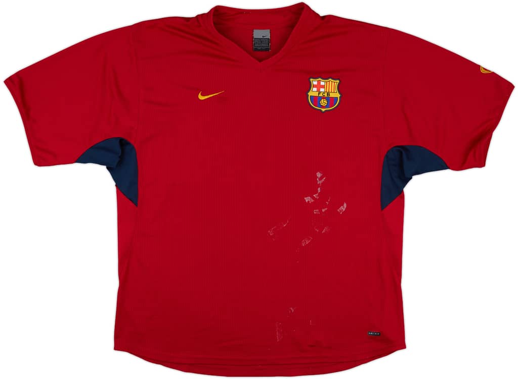 2004-05 Barcelona Nike Training Shirt - 4/10 - (XL)