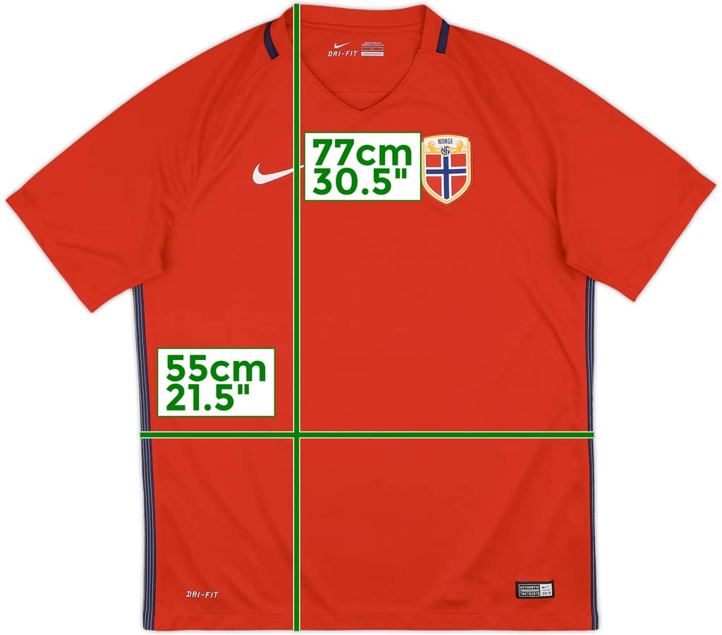 2016-18 Norway Home Shirt - 9/10 - (L)
