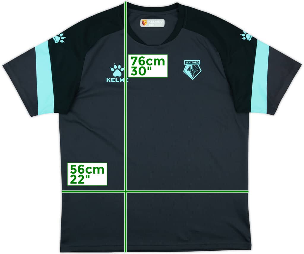 2023-24 Watford Kelme Training Shirt - 9/10 - (L)