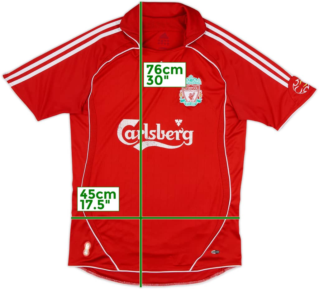 2006-08 Liverpool Home Shirt - 5/10 - (S)