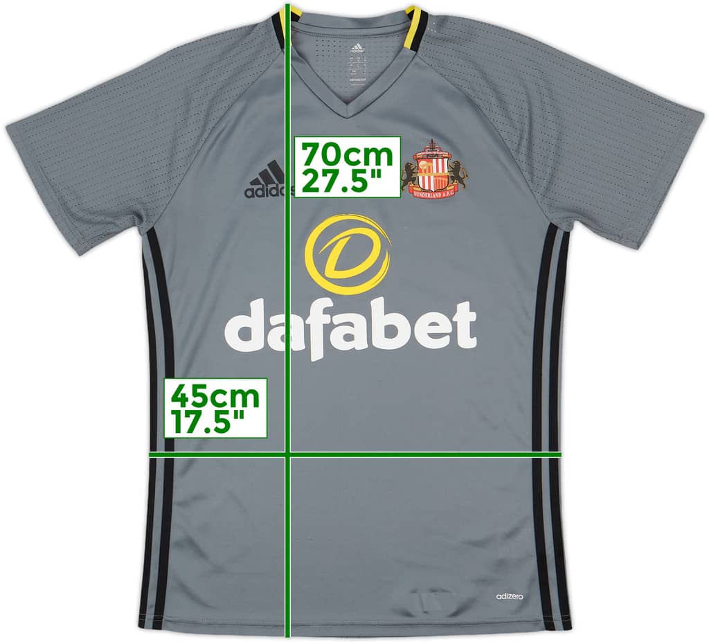 2016-17 Sunderland adidas Training Shirt - 9/10 - (M)