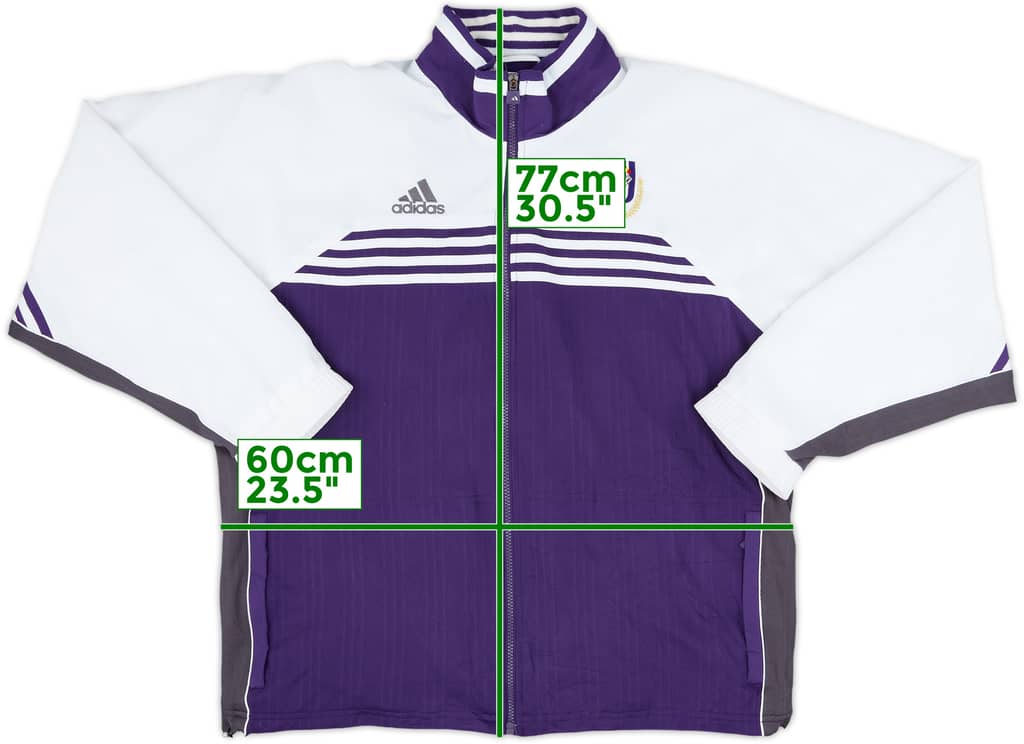 1998-99 Anderlecht adidas Track Jacket - 6/10 - (M/L)