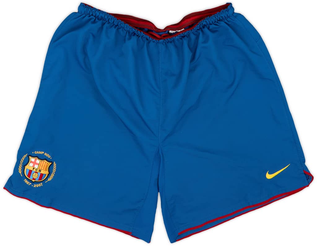 2007-08 Barcelona Home Shorts - 8/10 - (L)