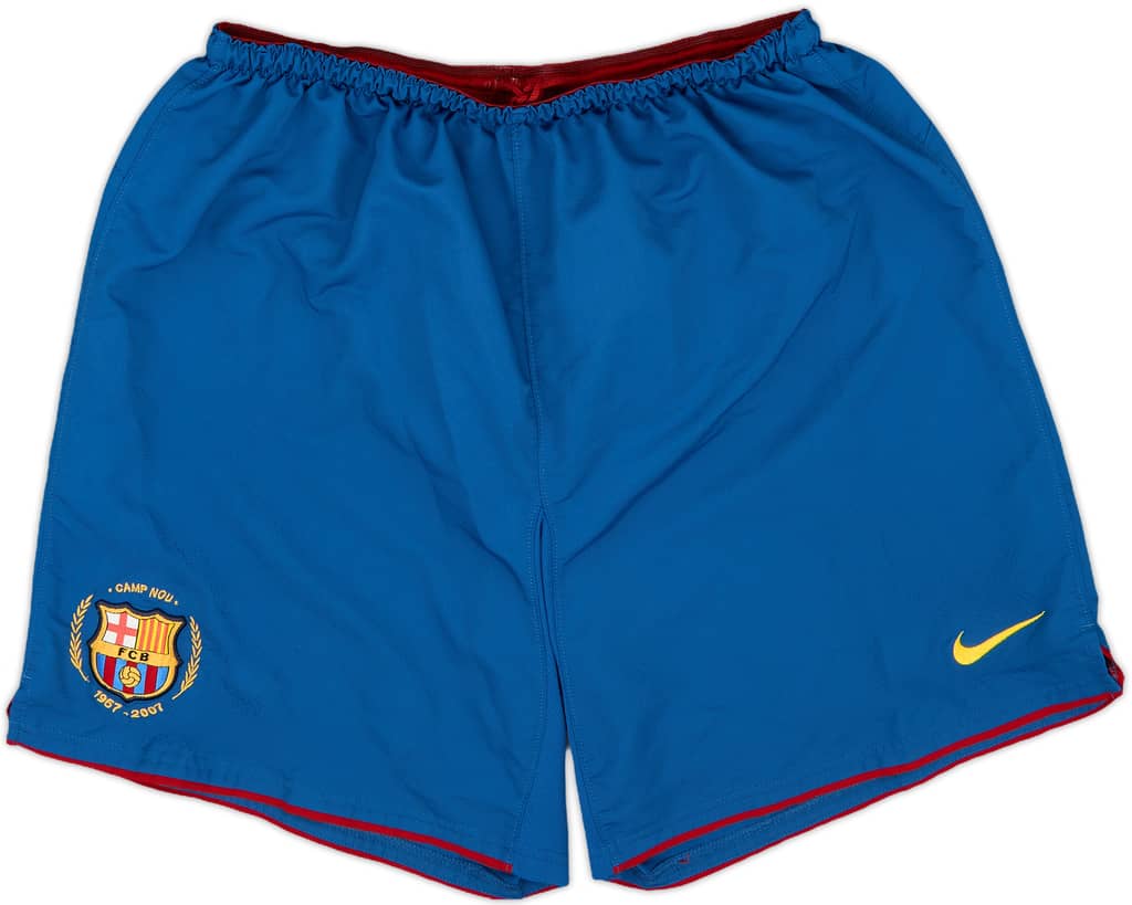 2007-08 Barcelona Home Shorts - 8/10 - (L)