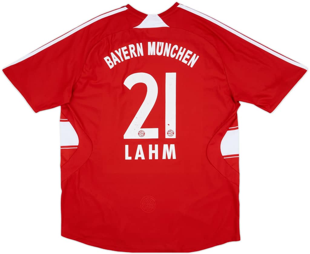 2008-09 Bayern Munich Home Shirt Lahm #21 - 5/10 - (XL)