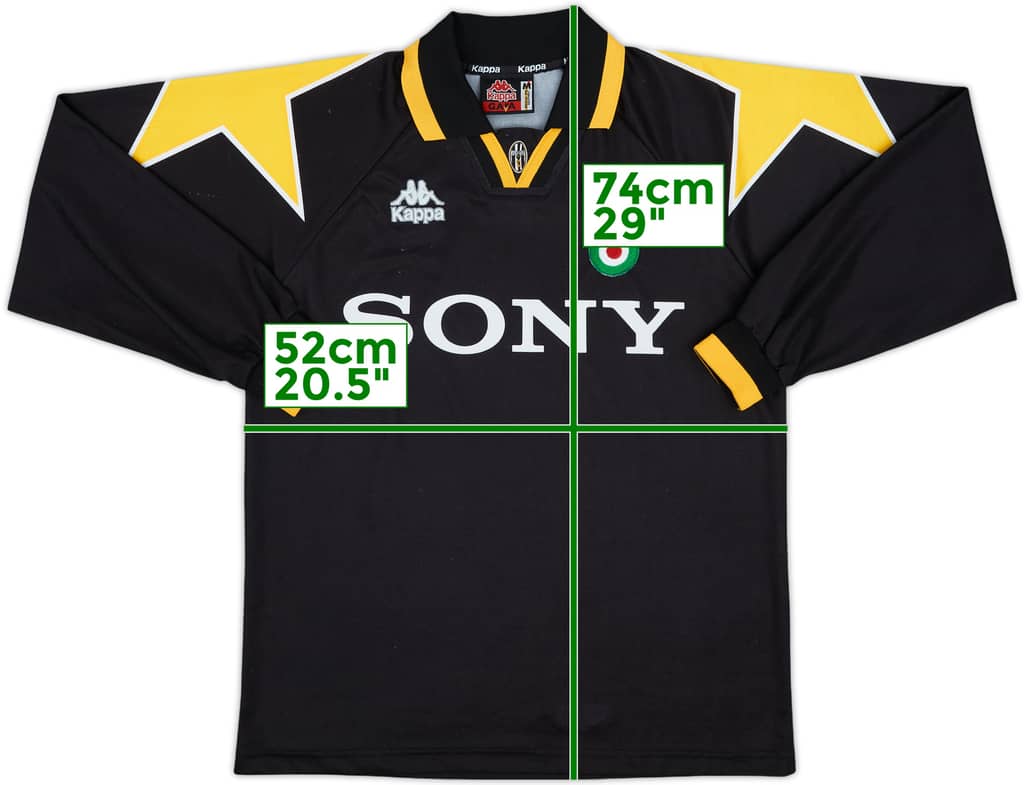 1995-96 Juventus Third L/S Shirt - 8/10 - (M)