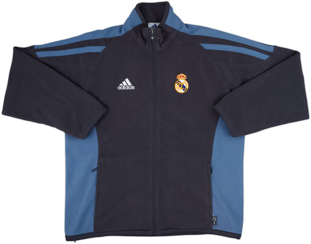 2001-02 Real Madrid adidas Fleece Jacket - 8/10 - (M/L)