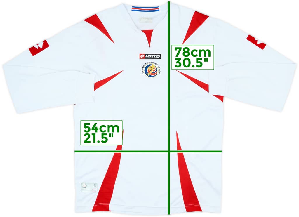 2007 Costa Rica Away L/S Shirt - 9/10 - (XL)